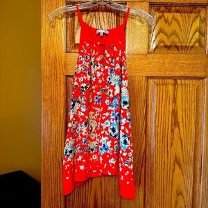 Stunning Floral Red Tank